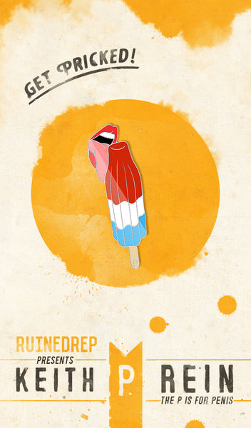 Bombs Away Lapel Pin by Keith P. Rein and Ruined Rep