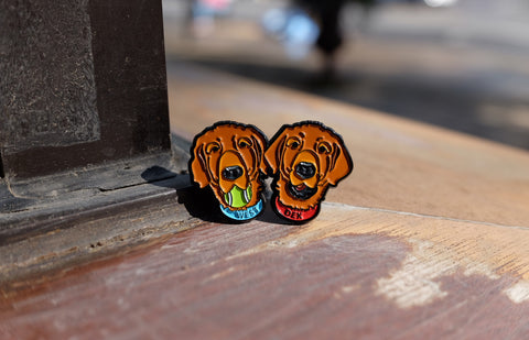 My Girlfriends Dogs Pin