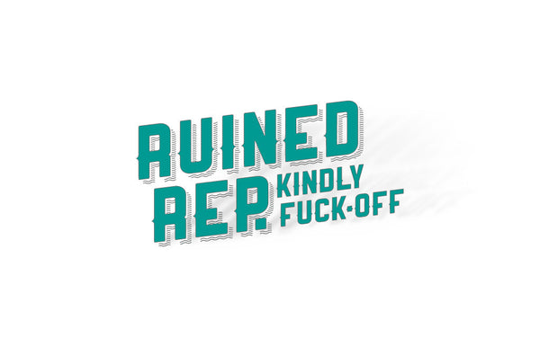 Ruined Rep Logo Pin